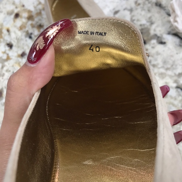 NWT Prada Embellished Platform Suede Espadrille - Picture 6 of 8